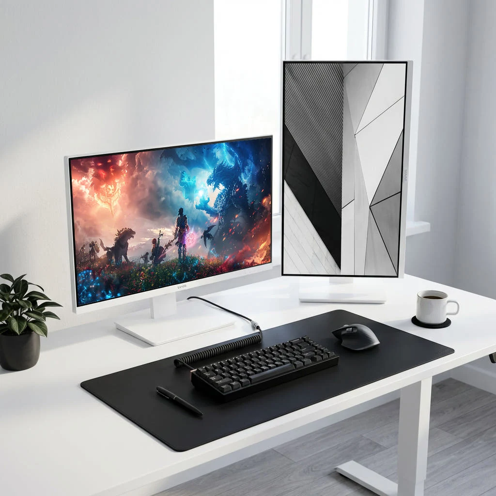 이노스 24FM200 IPS USB-C 게이밍 멀티스탠드 59~61cm(24인치), 무결점 썸네일 2