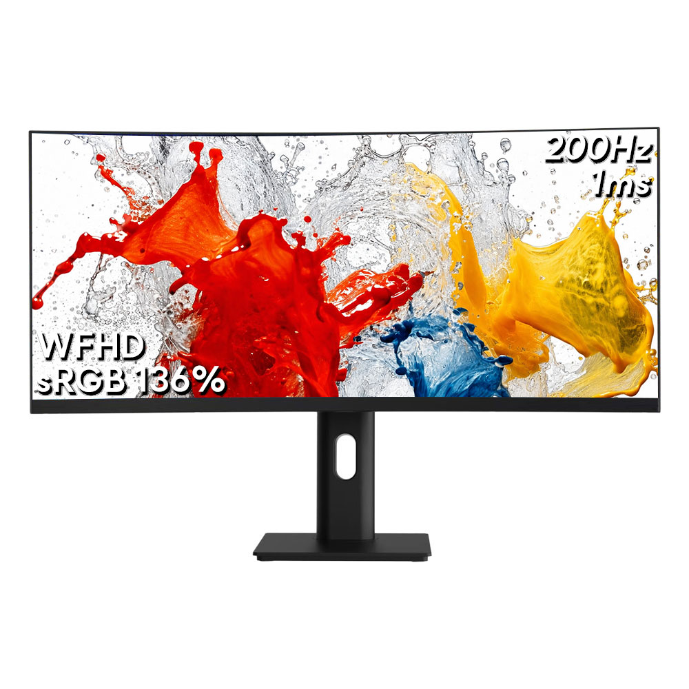 이노스 30WF200M WFHD USB-C HDR 게이밍 커브드 75~76cm(30인치), 일반 썸네일 3