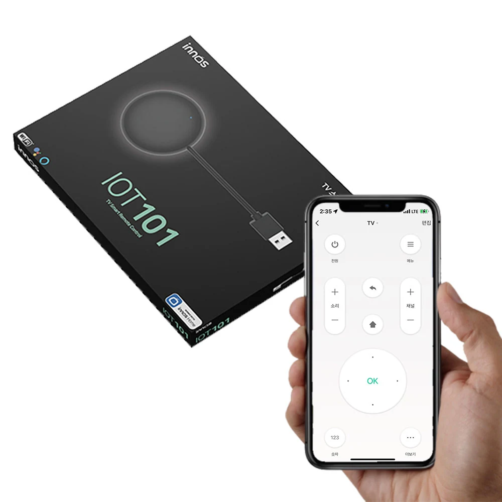 (공구특가) 이노스 홈 IoT 앱 연동 스마트 IoT 패키지 전구 스트립바 플러그 모바일 리모컨 썸네일 3