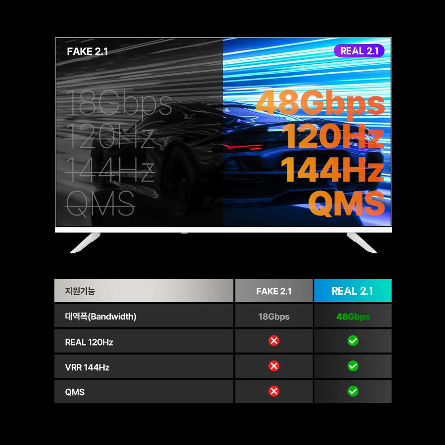 이노스 X PRO 144Hz 스마트 TV 139cm(55인치), QLED 화이트, 기사방문설치 썸네일 4