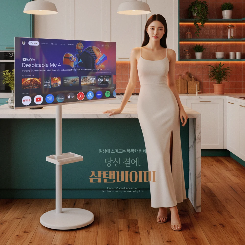 이노스 61cm(24인치) 스마트 구글 HD TV 넷플릭스 유튜브 캠핑 소형 티비 익일배송 썸네일 10