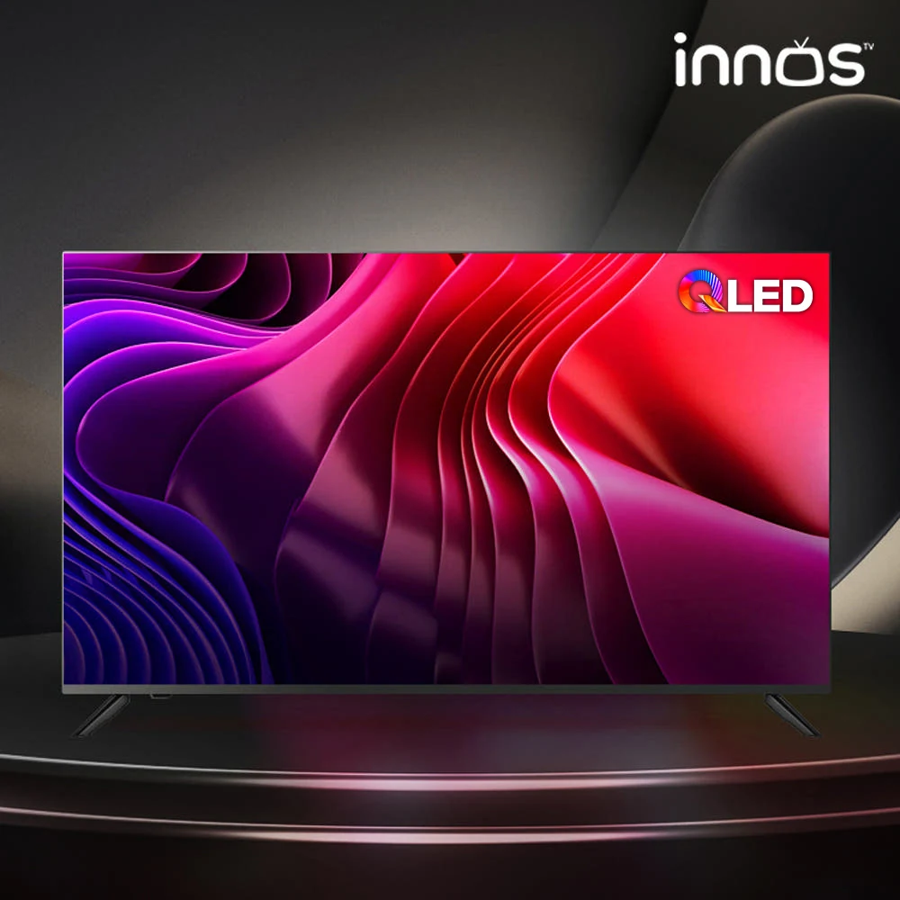이노스 구글 스마트 UHD QLED TV 백라이트 3년보증 139cm(55인치), 블랙, 고정벽걸이설치