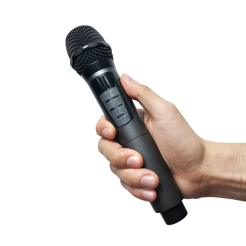 이노스 노래방TV전용 듀얼 무선마이크 2개 묶음 패키지 가라오케 모드 휴대용 마이크
