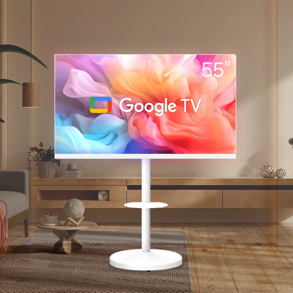 이노스 삼탠바이미 무빙티비 139cm(55인치) UHD 블랙+화이트 스마트 이동식 TV 중소바이미 익일배송 썸네일 5