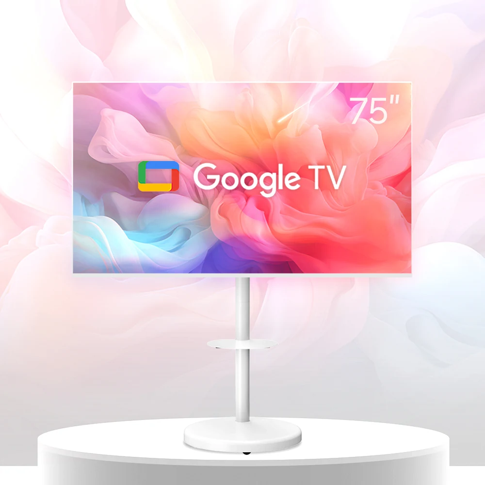 이노스 삼탠바이미 무빙티비 190cm(75인치) UHD 블랙+화이트 스마트 이동식 TV 중소바이미 기사방문설치 썸네일 4